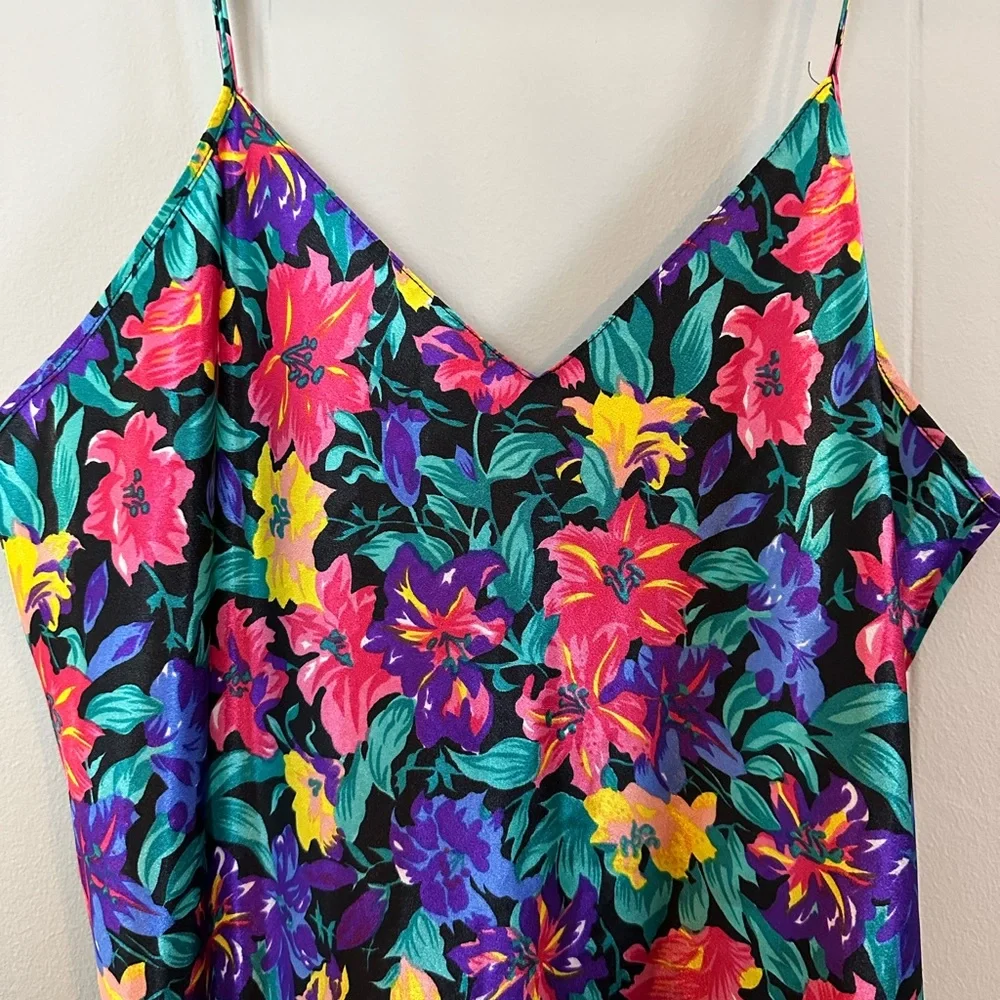 Vintage floral lace slip - Picture 8 of 8